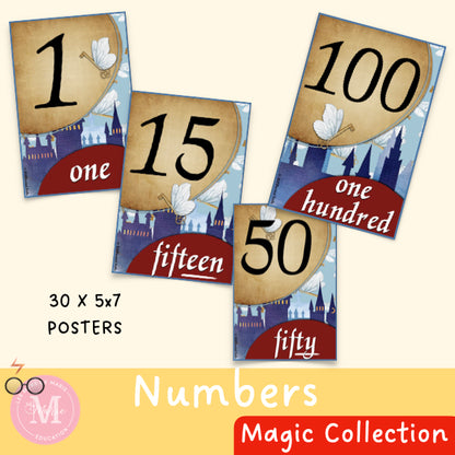Number posters *Magic collection*