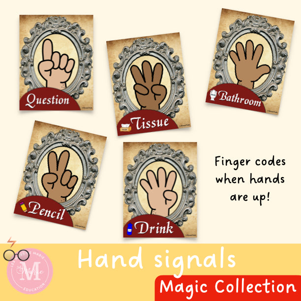 Hand signals posters *Magic collection*