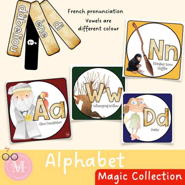 Square alphabet *Magic collection*