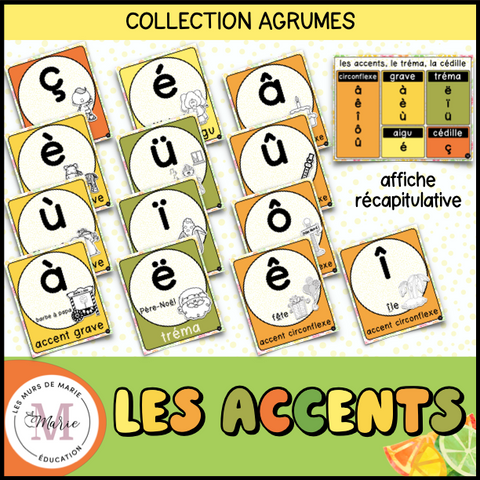 Les Accents *Collection Agrumes*