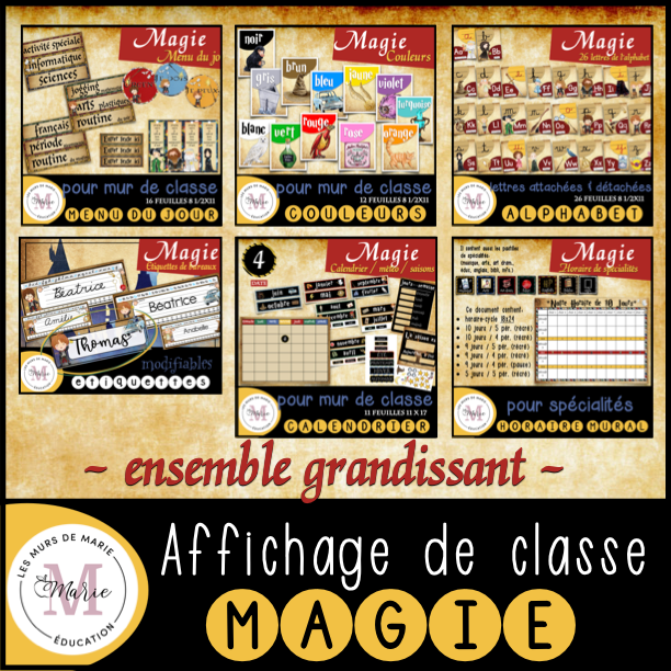 Ensemble affichage *collection Magie*