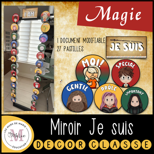Je Suis pour miroir *collection Magie*
