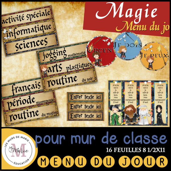 Ensemble affichage *collection Magie*