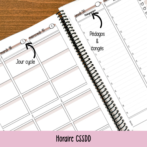 agenda ORTHO / T.E.S. 2025-2026 PARESSEUX