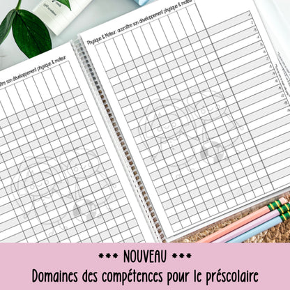 agenda PRÉSCOLAIRE 2025-2026 CAFÉ LATTÉ