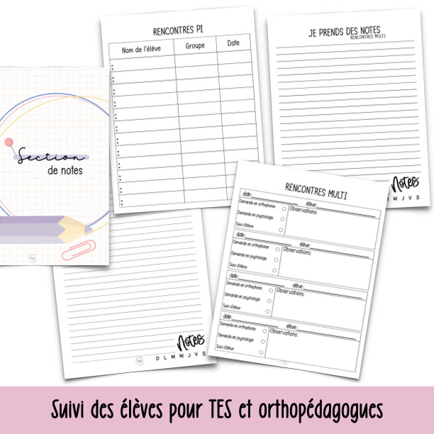 agenda ORTHO / T.E.S. 2025-2026 PARESSEUX