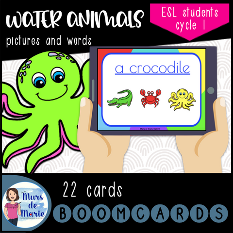 BOOMCARDS "WATER ANIMALS"