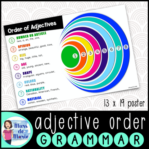 ORDER OF ADJECTIVES