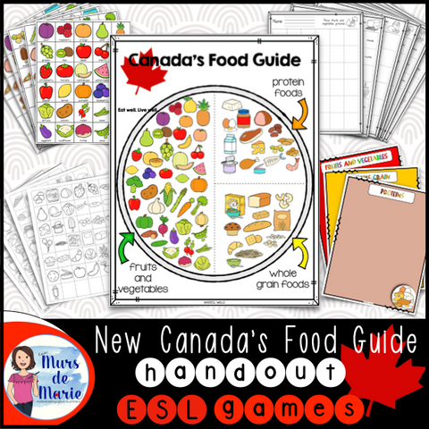 NEW CANADA'S FOOD GUIDE POSTER AND ACTIVITIES