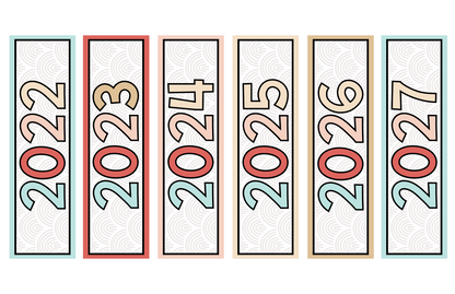 BOHO DÉCOR DE CLASSE - CALENDRIER MURAL