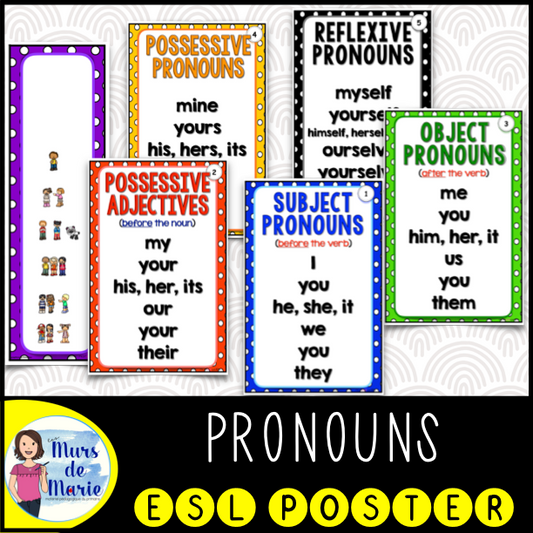 PRONOUN POSTERS