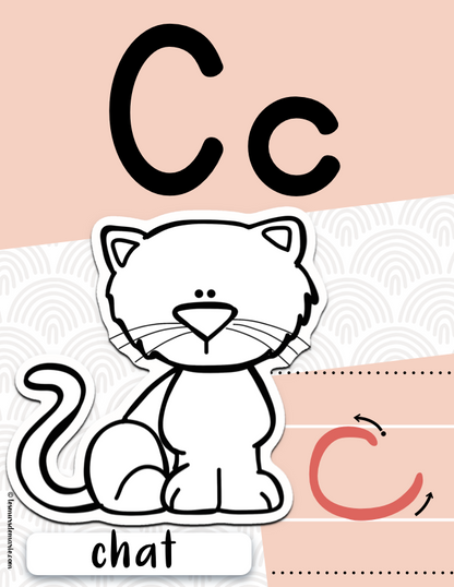 BOHO DÉCOR DE CLASSE - ALPHABET