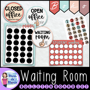 BOHO THEME WAITING ROOM - CLASSROOM DECOR