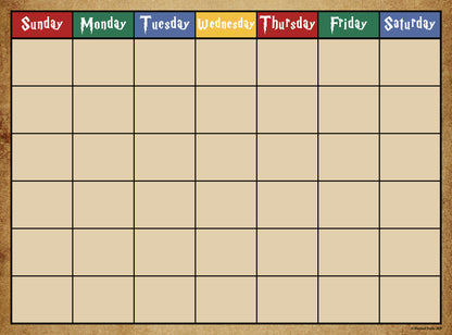 MAGIC THEME WALL CALENDAR - CLASSROOM DECOR