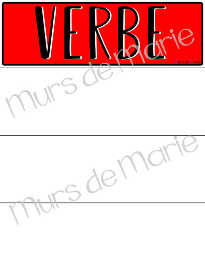 LA CLASSE DES MOTS
