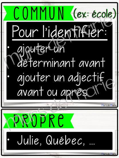 LA CLASSE DES MOTS
