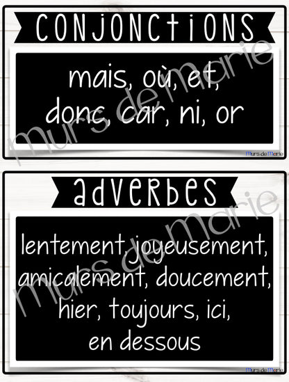 LA CLASSE DES MOTS