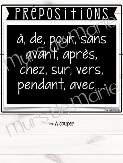 LA CLASSE DES MOTS