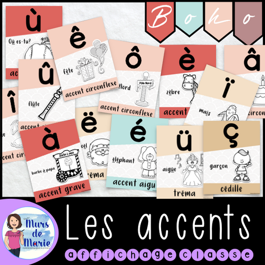 BOHO DÉCOR DE CLASSE - LES ACCENTS
