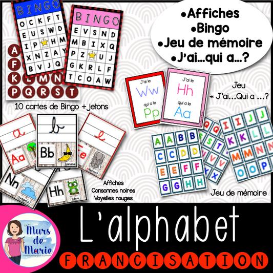 JEUX POUR FRANCISATION (ALPHABET)