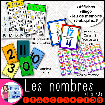 JEUX POUR FRANCISATION (NOMBRES)