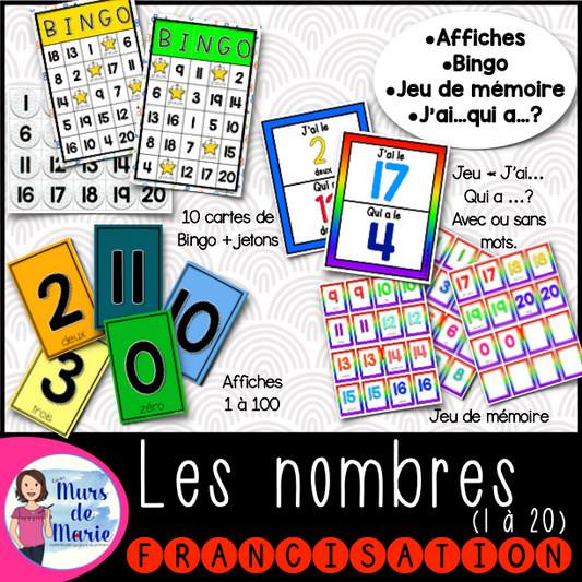 JEUX POUR FRANCISATION (NOMBRES)
