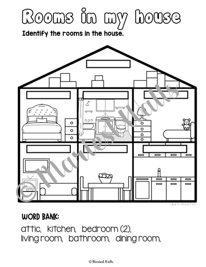 MY HOUSE, ACTIVITY PACK, CYCLE 1