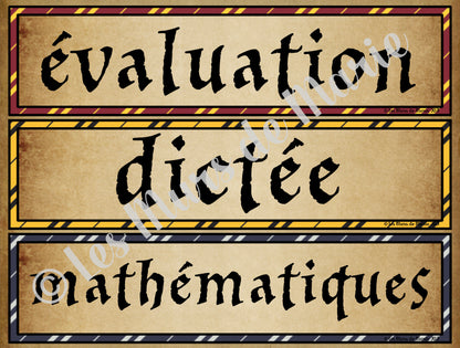 menu du jour *collection Magie*