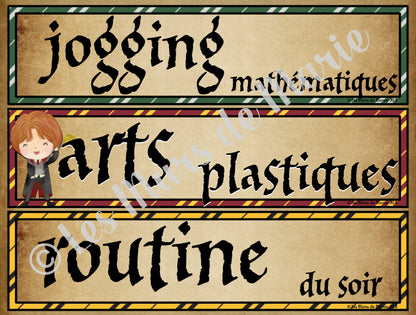 menu du jour *collection Magie*
