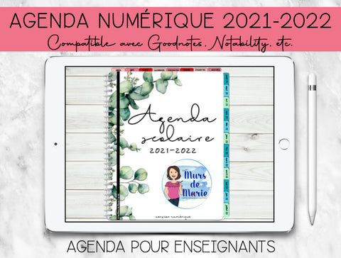 Goodnotes, agenda numérique, agenda ipad, agenda de notoriété, journal  numérique, agenda numérique quotidien, agenda numérique 2024, agenda de vie  -  France