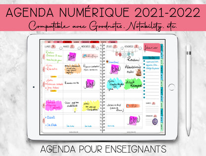 AGENDA NUMÉRIQUE POUR ESSAYER