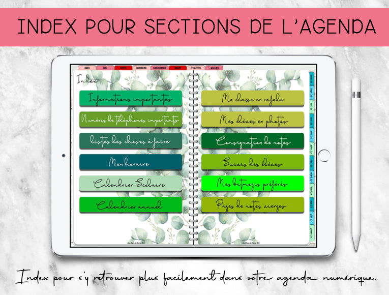 AGENDA NUMÉRIQUE POUR ESSAYER
