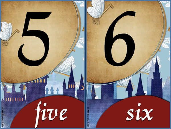 MAGIC THEME NUMBER POSTERS - CLASSROOM DECOR