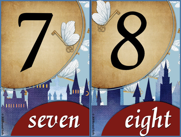 MAGIC THEME NUMBER POSTERS - CLASSROOM DECOR