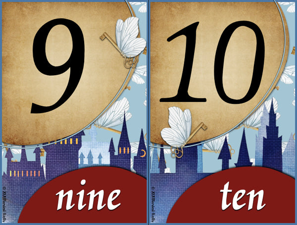 MAGIC THEME NUMBER POSTERS - CLASSROOM DECOR