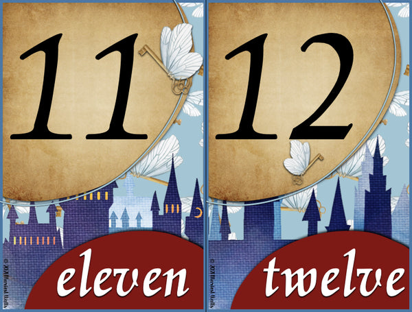 MAGIC THEME NUMBER POSTERS - CLASSROOM DECOR