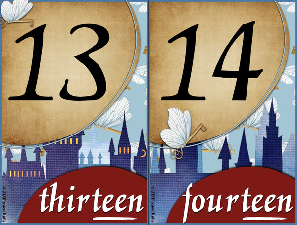 MAGIC THEME NUMBER POSTERS - CLASSROOM DECOR