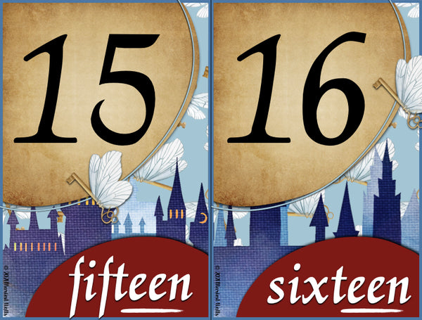 MAGIC THEME NUMBER POSTERS - CLASSROOM DECOR