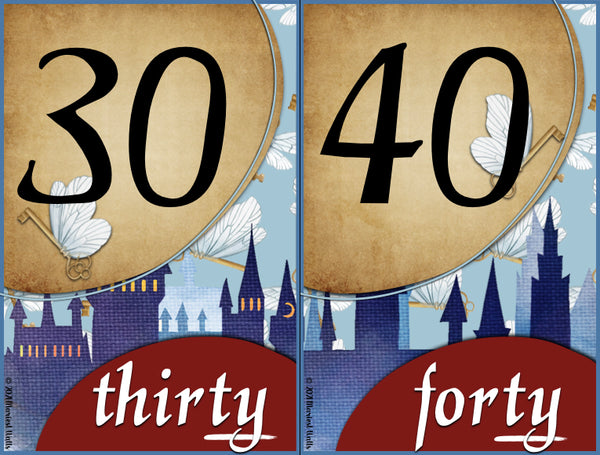 MAGIC THEME NUMBER POSTERS - CLASSROOM DECOR