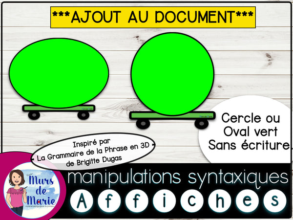 GRAMMAIRE 3D, MANIPULATIONS SYNTAXIQUES