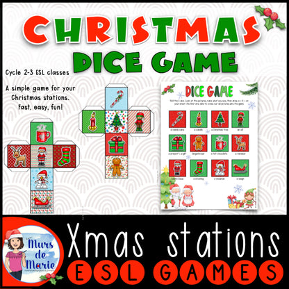 CHRISTMAS DICE GAME