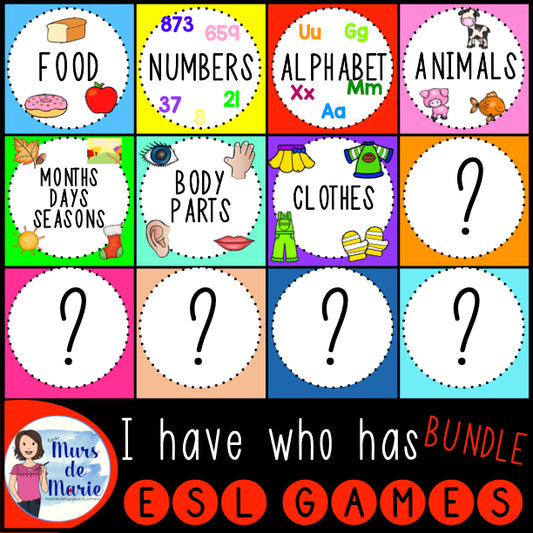 I HAVE... WHO HAS..  BUNDLE